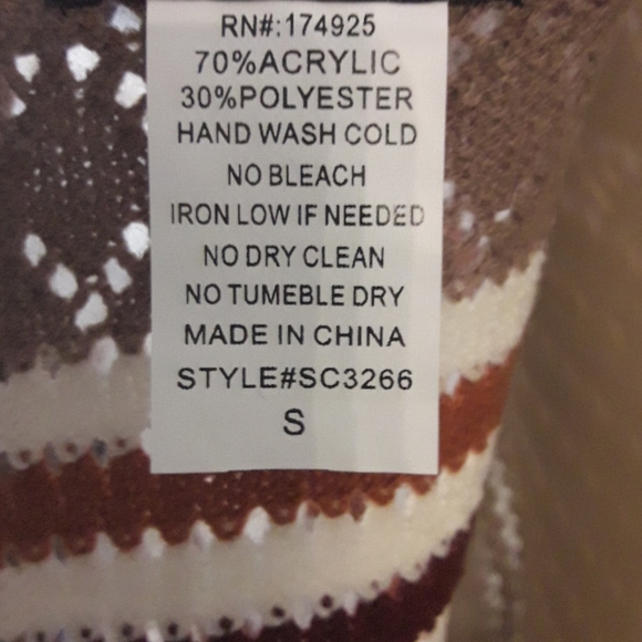 Long Knit Cardigan Multicolored - Picture 7 of 7